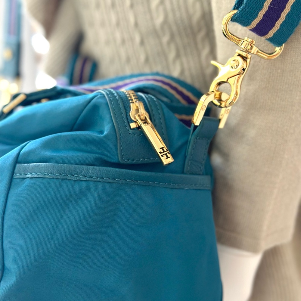 Tory Burch Blue and Gold Women's Bag - Picture 4 of 10